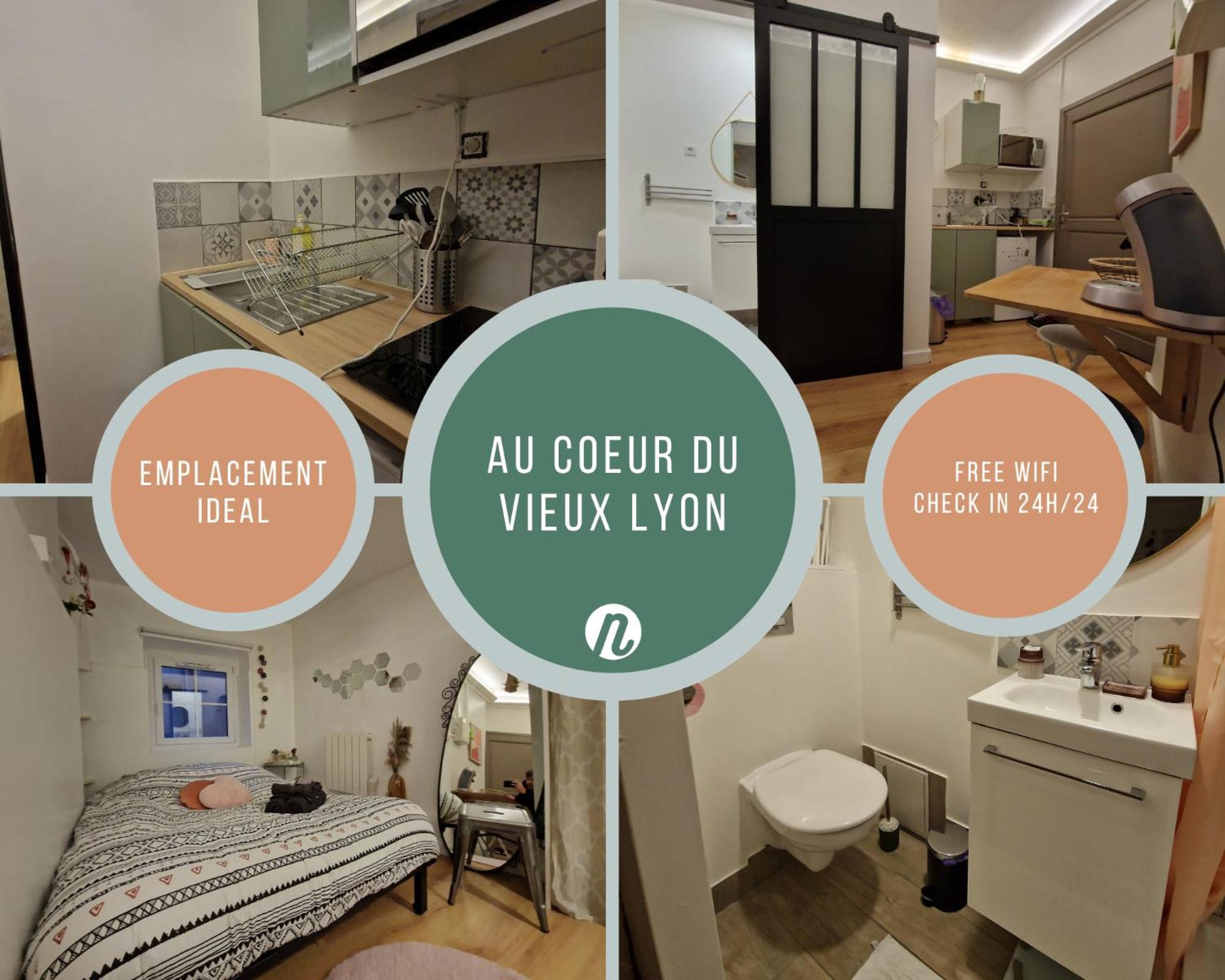Studio Cosy - Coeur Du Vieux Lyon Apartamento Exterior foto